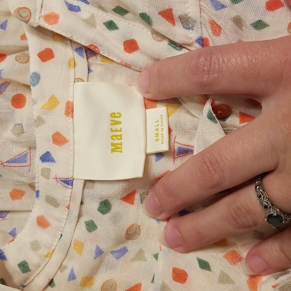 Maeve Geometric Shapes Tunic - Picture 5 of 7